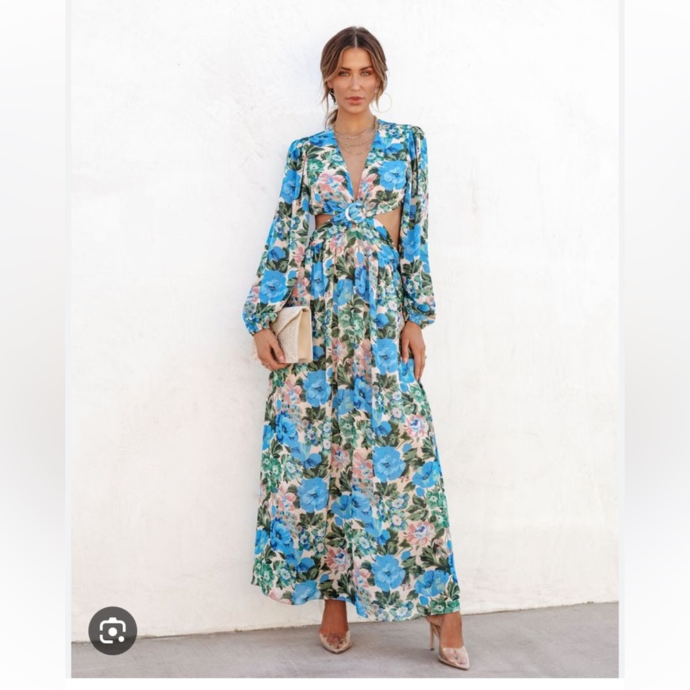 New with tags maxi cutout dress
